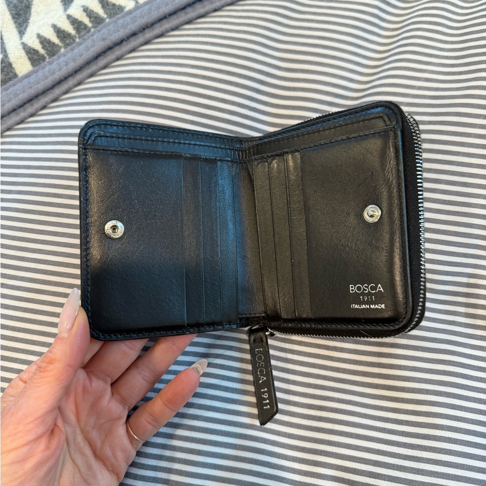 Bosca Black Leather Men's Wallet